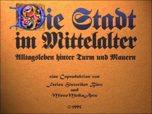 Die Stadt im Mittelalter CD-ROM